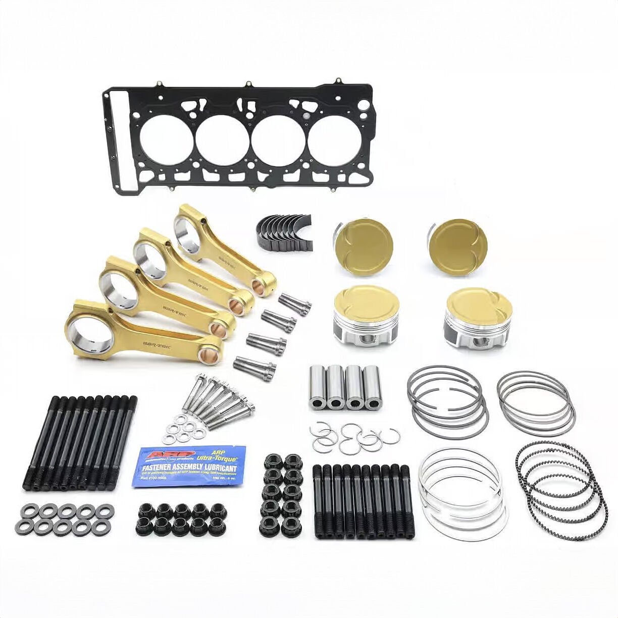 2.0 TSI EA888 Gen.2 forged pistons & Steel connecting rod High Boost ULTI Kit JE & BAR-TEK® ®